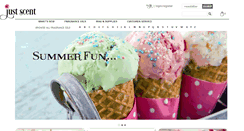 Desktop Screenshot of justscent.com
